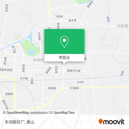 丰润新区厂地图