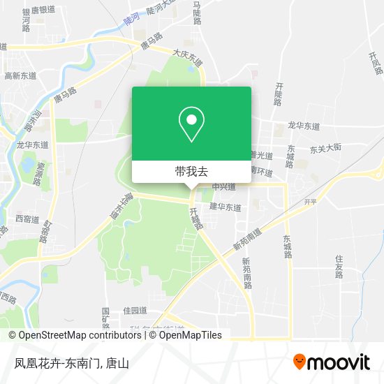 凤凰花卉-东南门地图