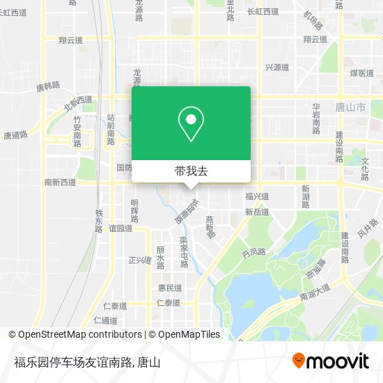 福乐园停车场友谊南路地图