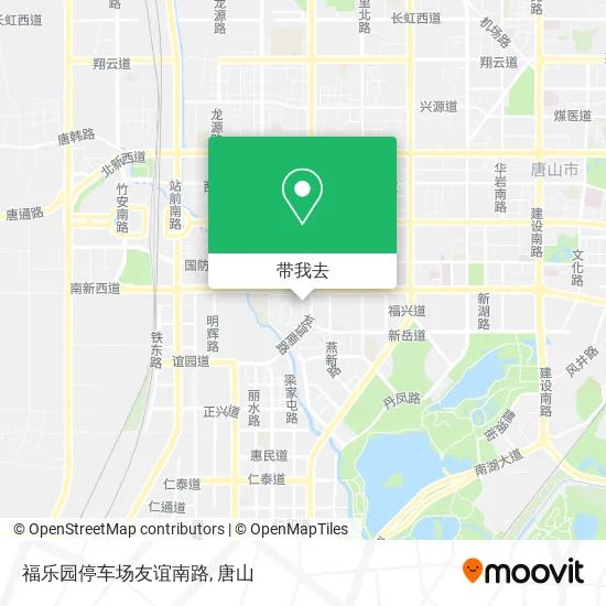 福乐园停车场友谊南路地图