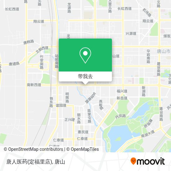 唐人医药(定福里店)地图