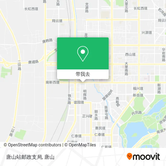 唐山站邮政支局地图