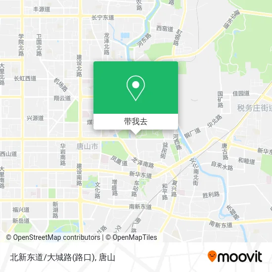 北新东道/大城路(路口)地图