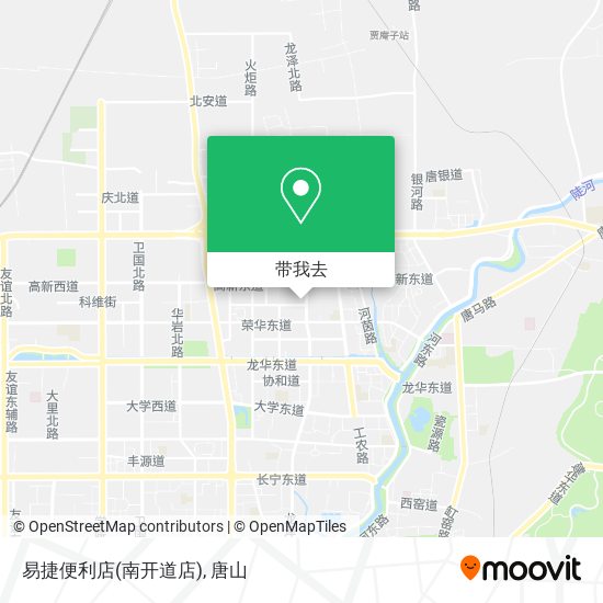 易捷便利店(南开道店)地图