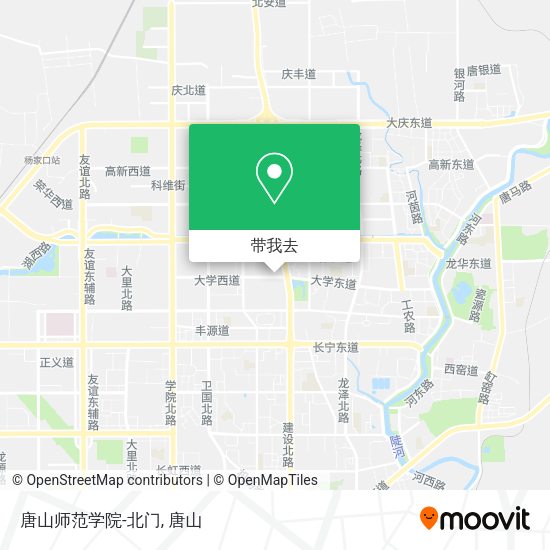 唐山师范学院-北门地图