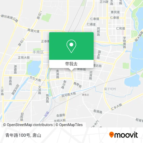 青年路100号地图