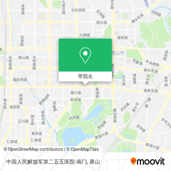 中国人民解放军第二五五医院-南门地图