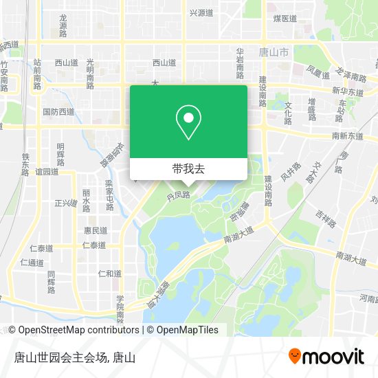 唐山世园会主会场地图