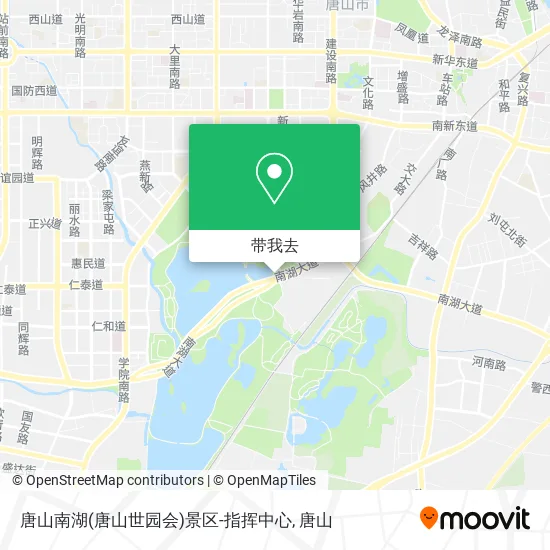 唐山南湖(唐山世园会)景区-指挥中心地图