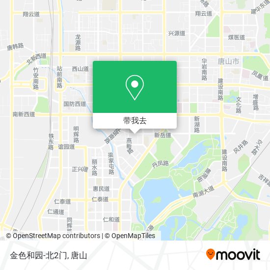 金色和园-北2门地图