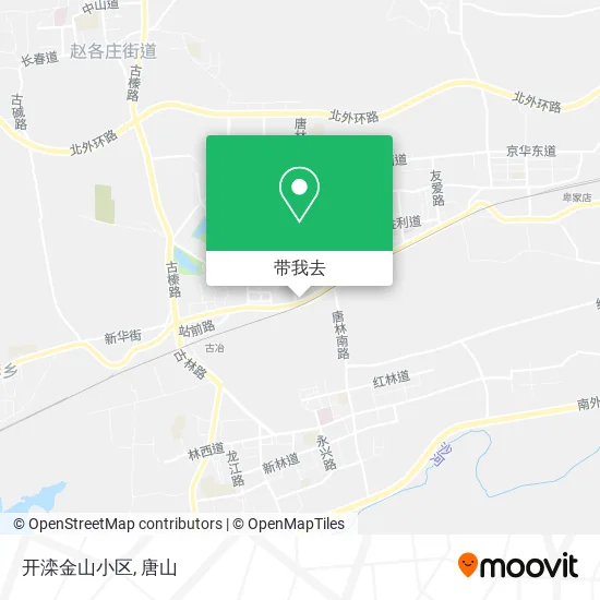 开滦金山小区地图