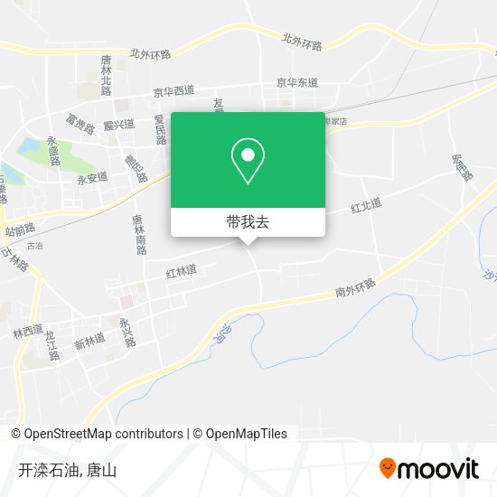 开滦石油地图