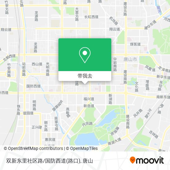 双新东里社区路/国防西道(路口)地图