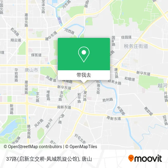 37路(启新立交桥-凤城凯旋公馆)地图