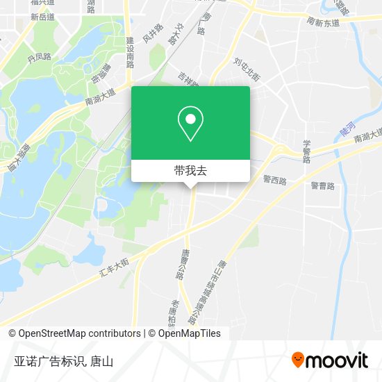 亚诺广告标识地图
