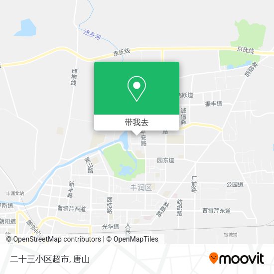 二十三小区超市地图