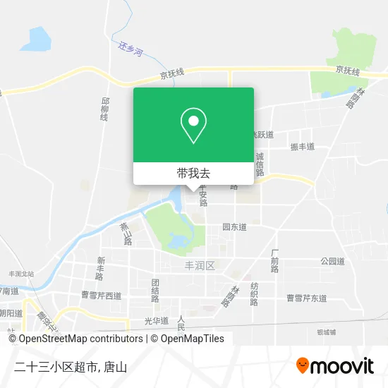 二十三小区超市地图