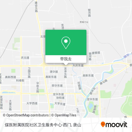 煤医附属医院社区卫生服务中心-西门地图