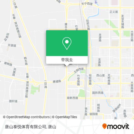 唐山泰悦体育有限公司地图