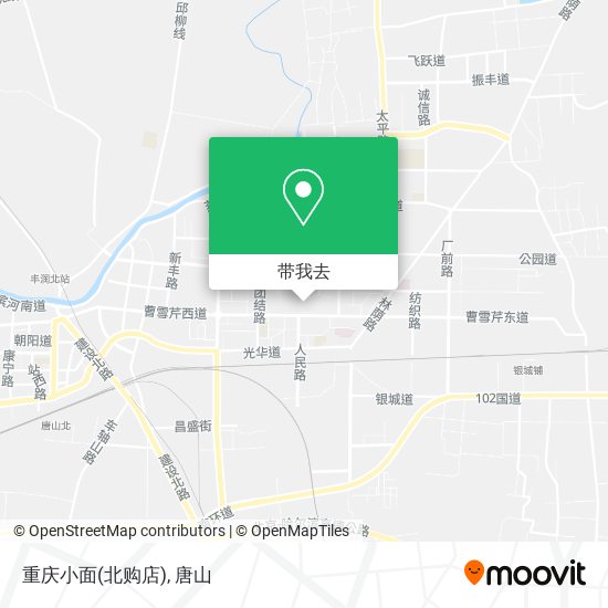 重庆小面(北购店)地图