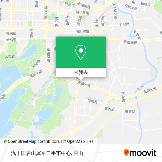 一汽丰田唐山冀东二手车中心地图