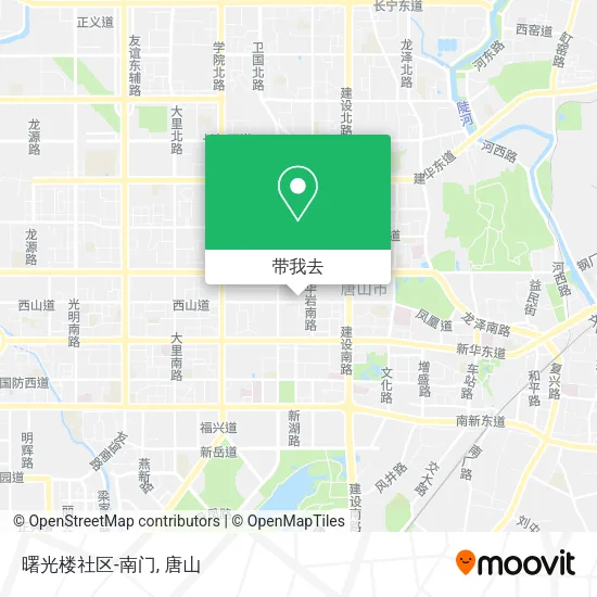 曙光楼社区-南门地图