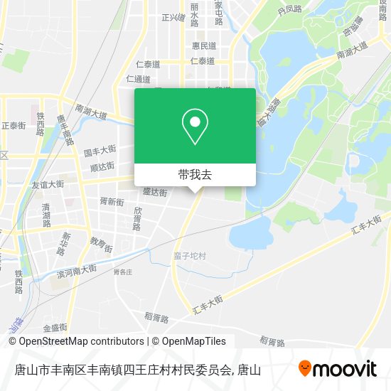 唐山市丰南区丰南镇四王庄村村民委员会地图