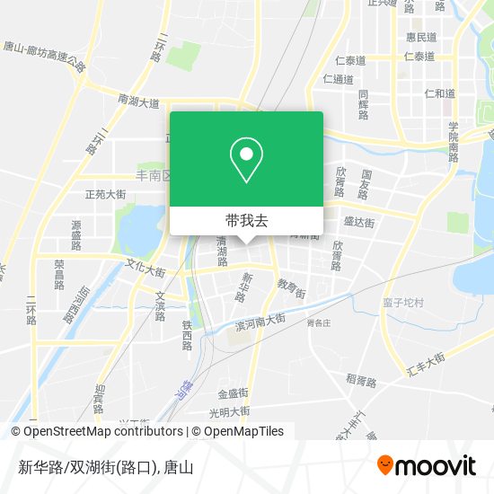 新华路/双湖街(路口)地图