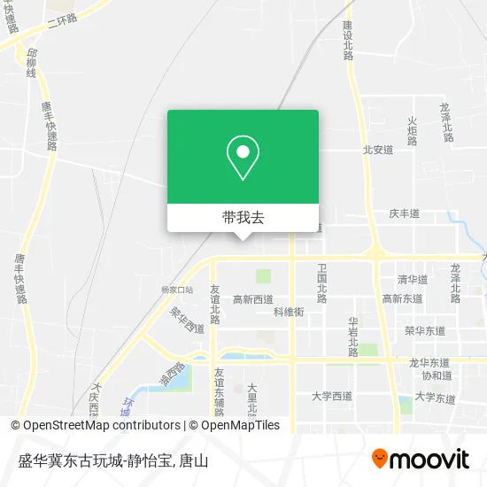 盛华冀东古玩城-静怡宝地图