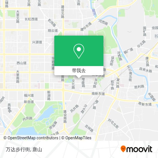 万达步行街地图