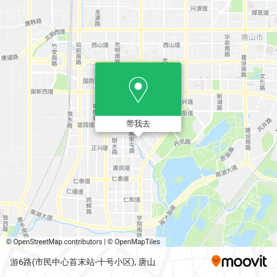 游6路(市民中心首末站-十号小区)地图
