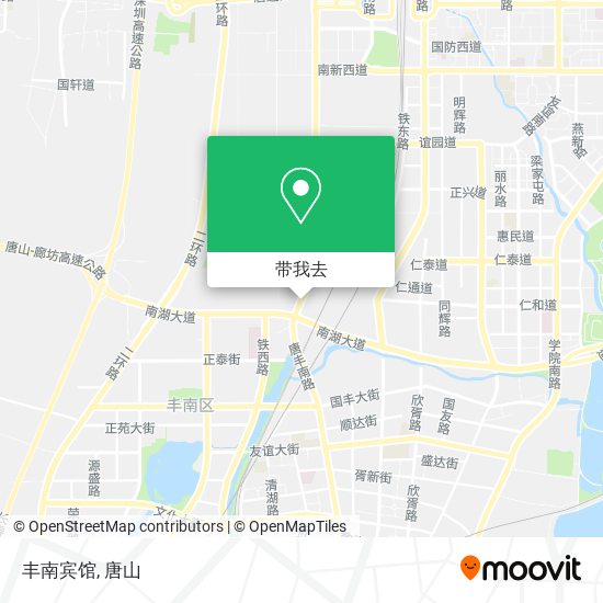 丰南宾馆地图