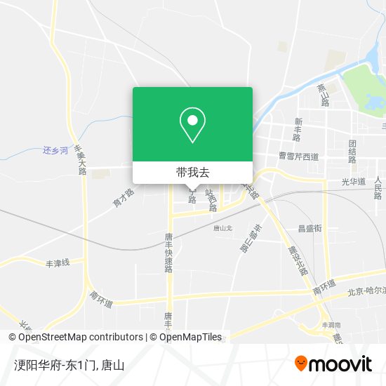 浭阳华府-东1门地图