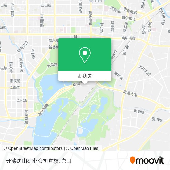 开滦唐山矿业公司党校地图