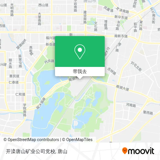 开滦唐山矿业公司党校地图