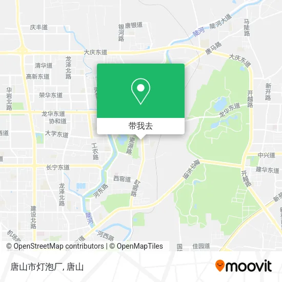 唐山市灯泡厂地图