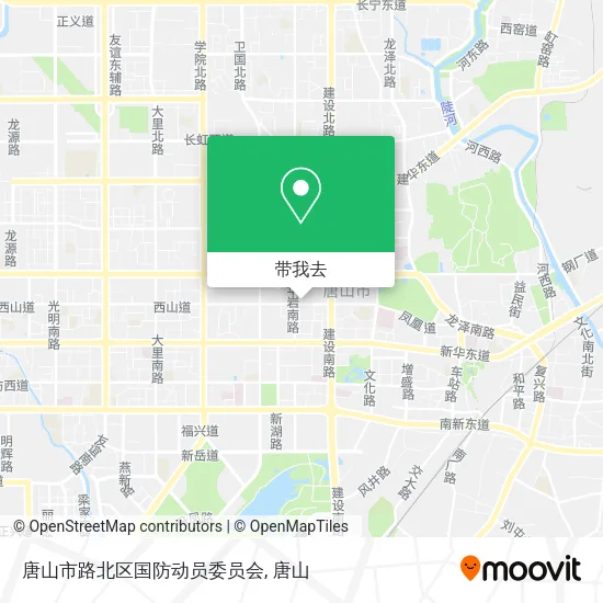 唐山市路北区国防动员委员会地图