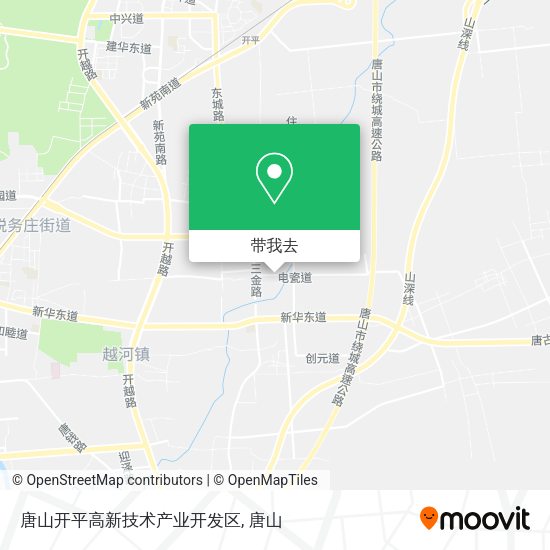 唐山开平高新技术产业开发区地图