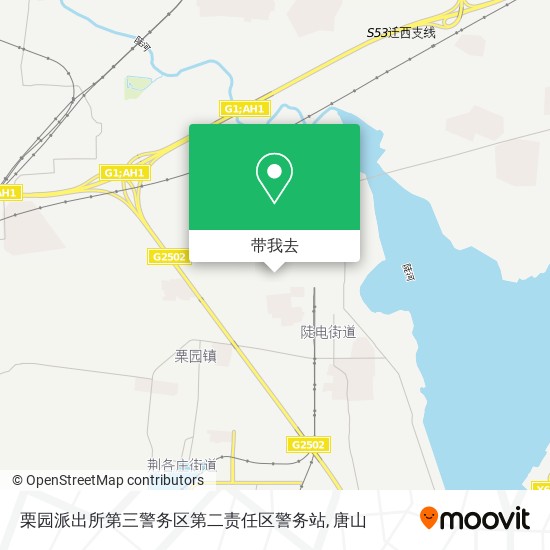 栗园派出所第三警务区第二责任区警务站地图