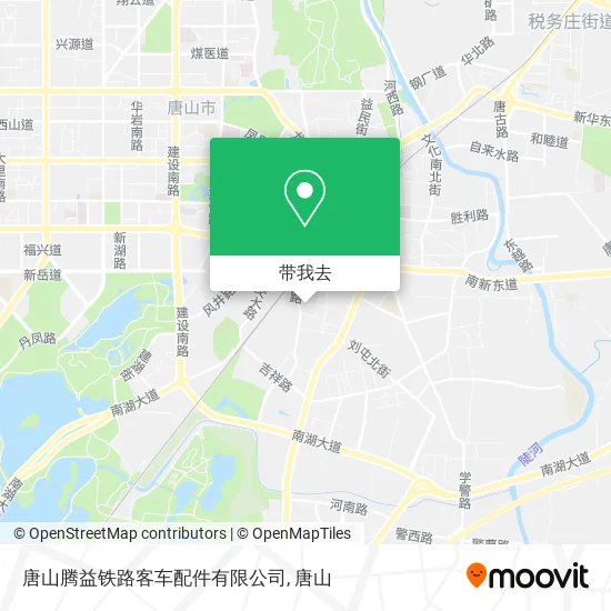 唐山腾益铁路客车配件有限公司地图