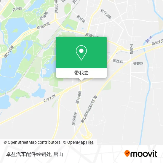 卓益汽车配件经销处地图