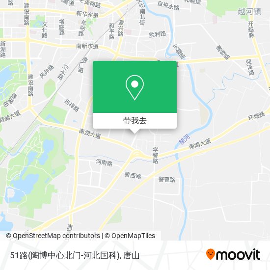 51路(陶博中心北门-河北国科)地图