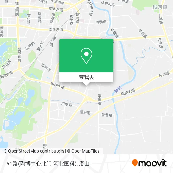 51路(陶博中心北门-河北国科)地图