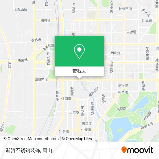 新河不锈钢装饰地图