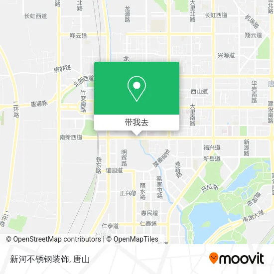 新河不锈钢装饰地图