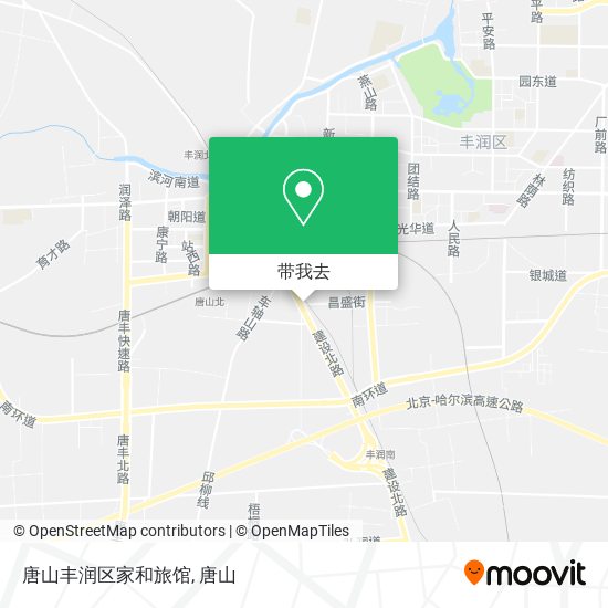 唐山丰润区家和旅馆地图