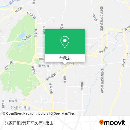 张家口银行(开平支行)地图