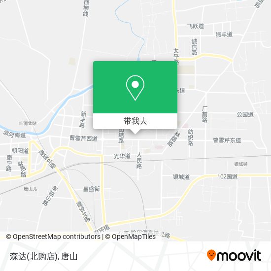 森达(北购店)地图