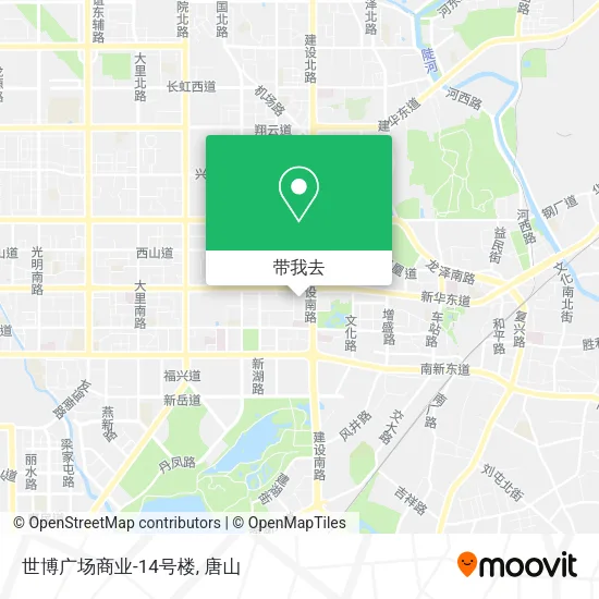 世博广场商业-14号楼地图