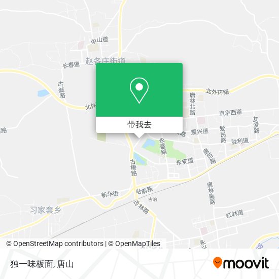 独一味板面地图